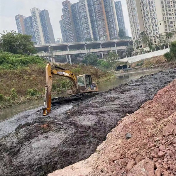 处理污水池-- 河道清理